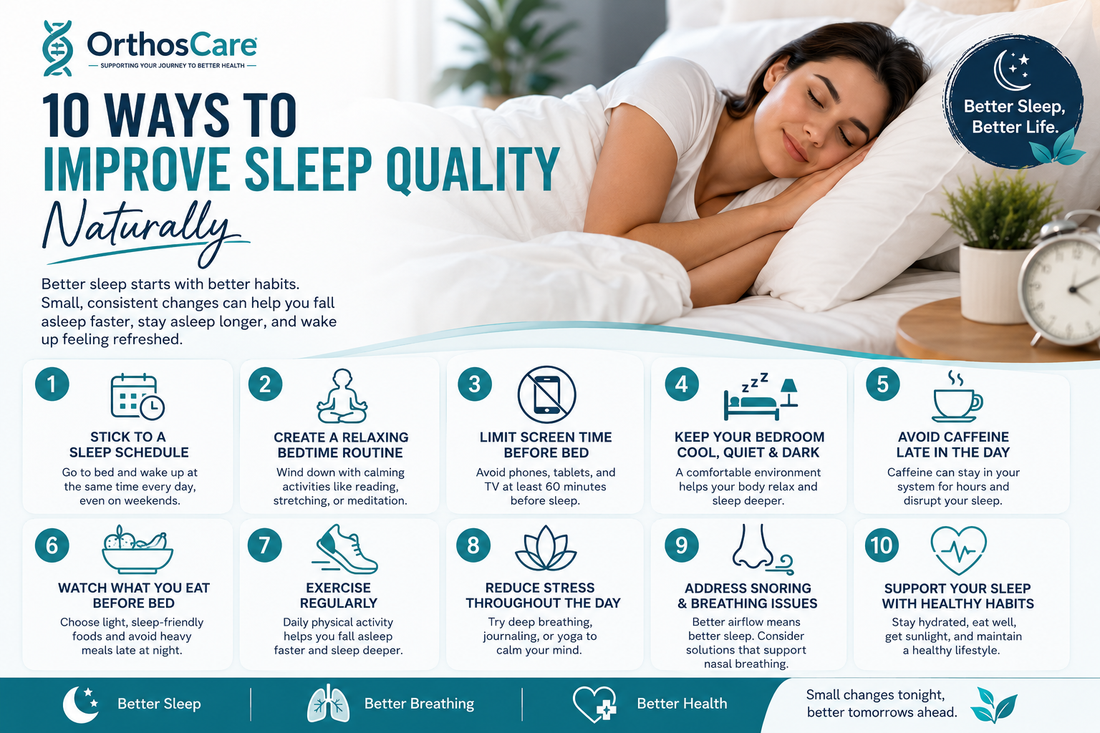 10 Ways to Improve Sleep Quality Naturally