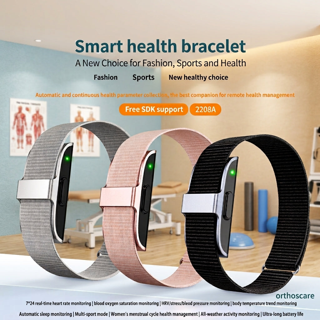 OrthosPulse Smart Fitness Bracelet – Multi-Functional Health & Sleep Tracker